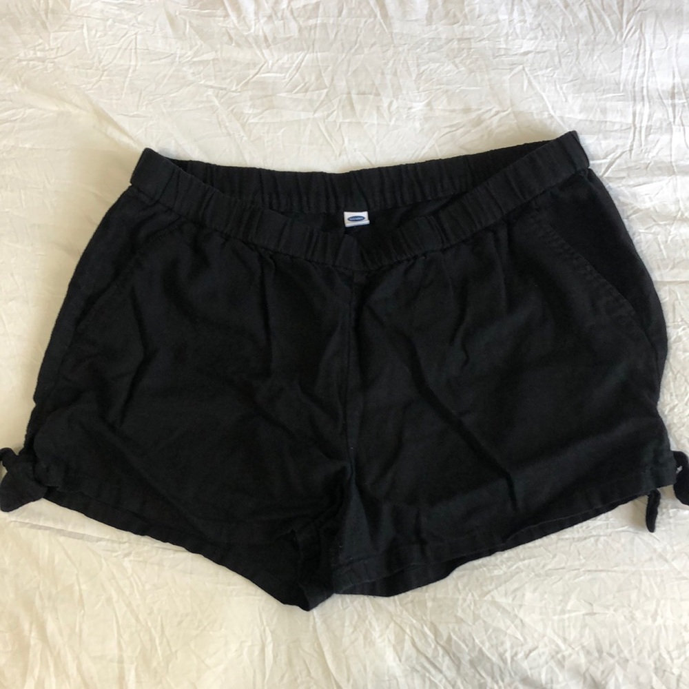 Old Navy Tie Linen Shorts